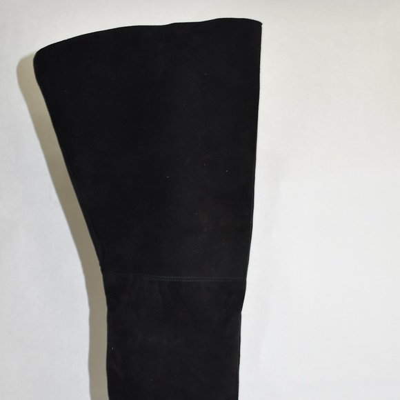 CELEBS $900 STUART WEITZMAN Hilo Thigh High OTK Boot suede BLACK 8 (JB26) - Picture 5 of 15